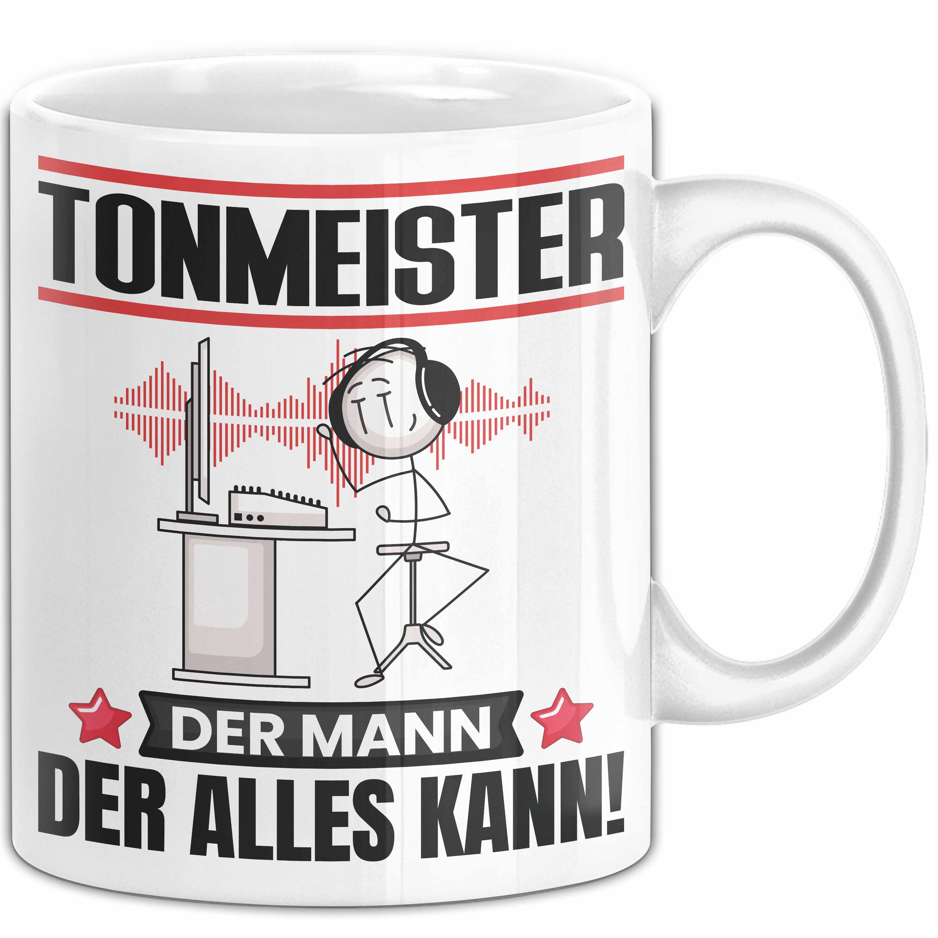 Tonmeister Tasse Geschenk für Tonmeister Der Mann Der Alles Kann Geschenkidee zu