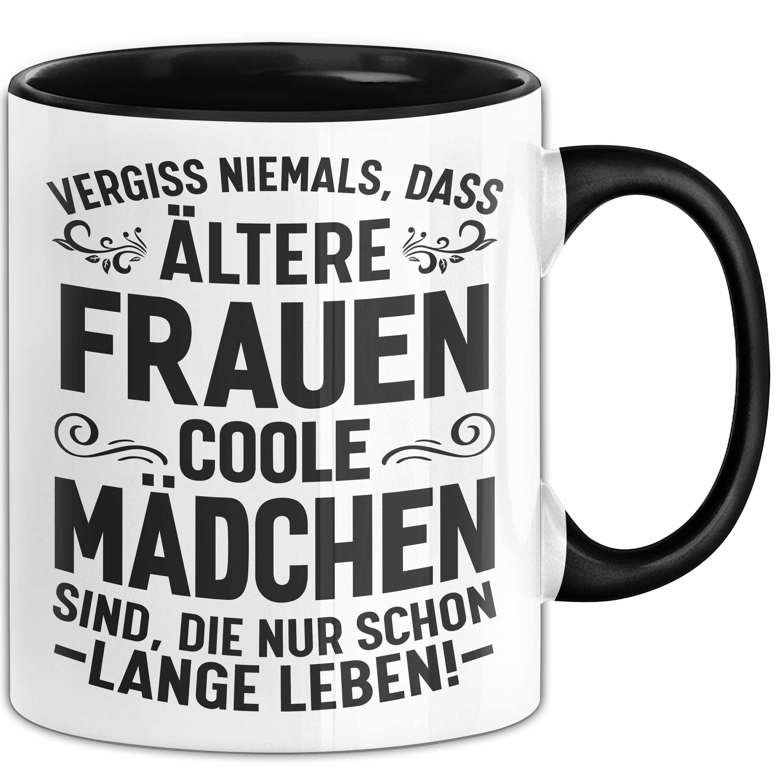 Alte Coole Frau Tasse Geschenk Oma Tante Geschenkidee Beste Oma Kaffee-Becher
