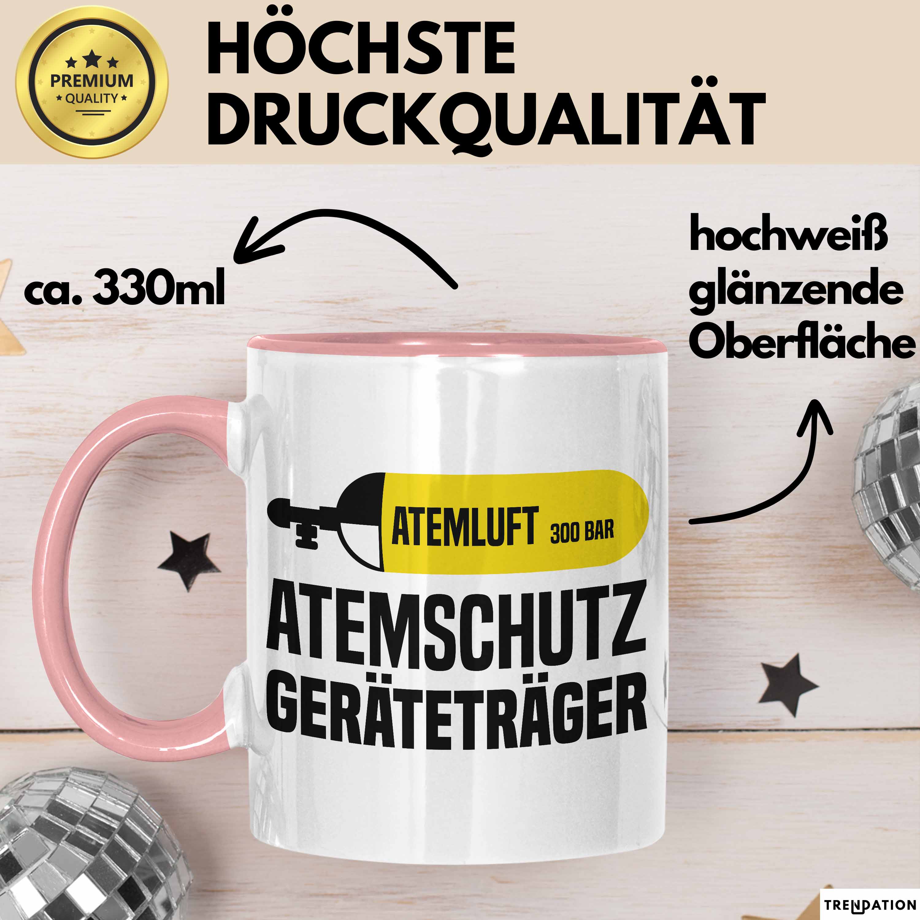 Feuerwehr Tasse Geschenkidee Atemschutz Feuerwehrmann Geräteträger Geschenk