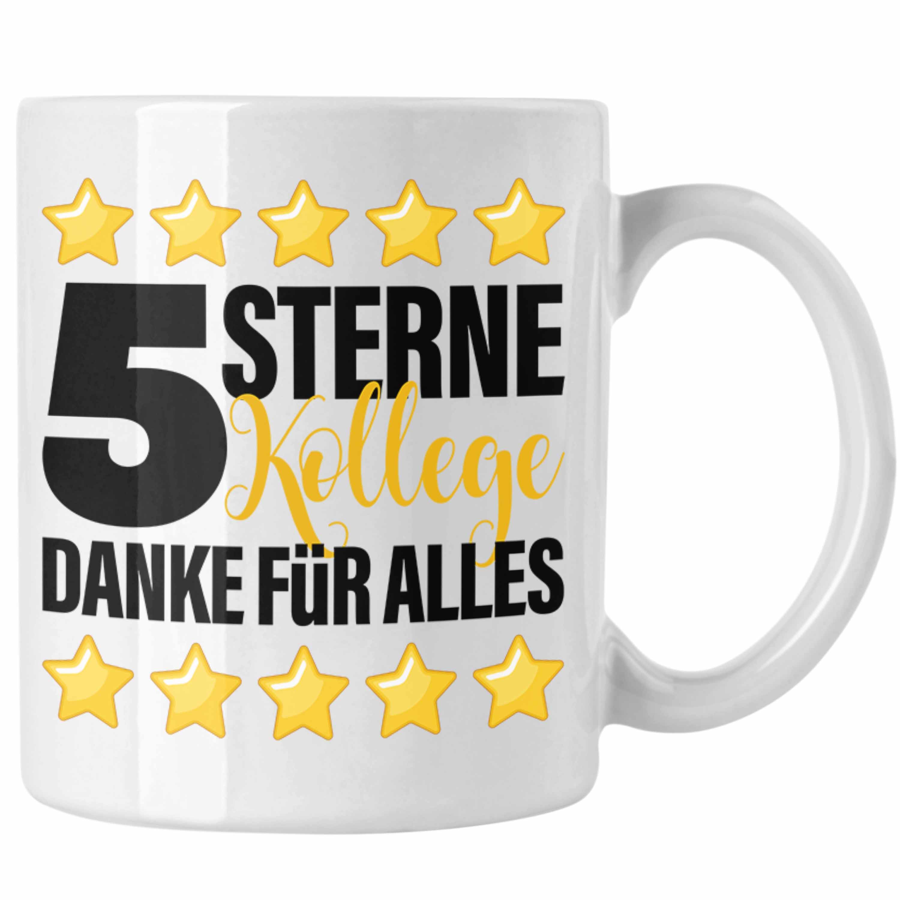 Trendation - 5 Sterne Kollege Tasse Geschenk Bester Kollege Der Welt Geschenkide
