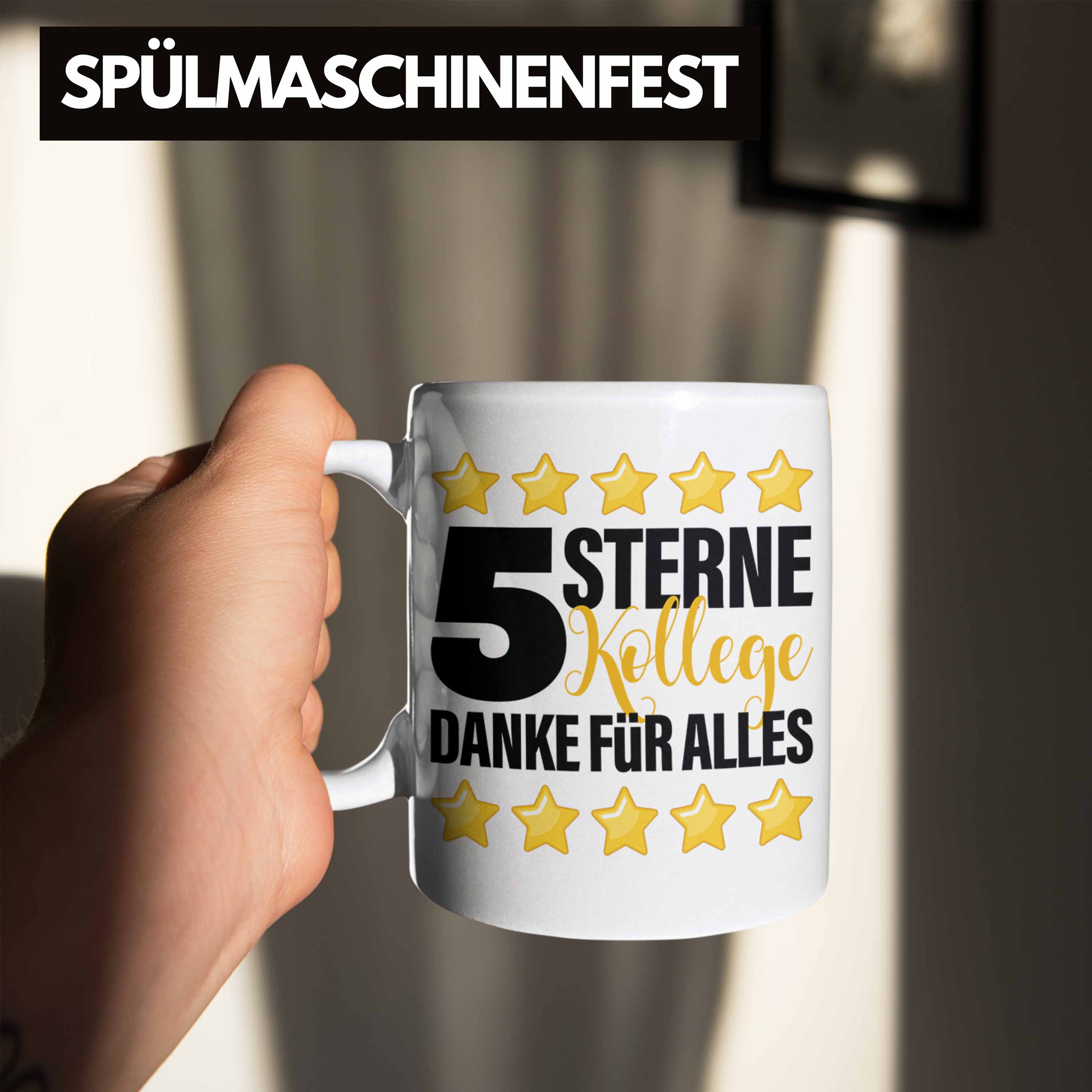Trendation - 5 Sterne Kollege Tasse Geschenk Bester Kollege Der Welt Geschenkide