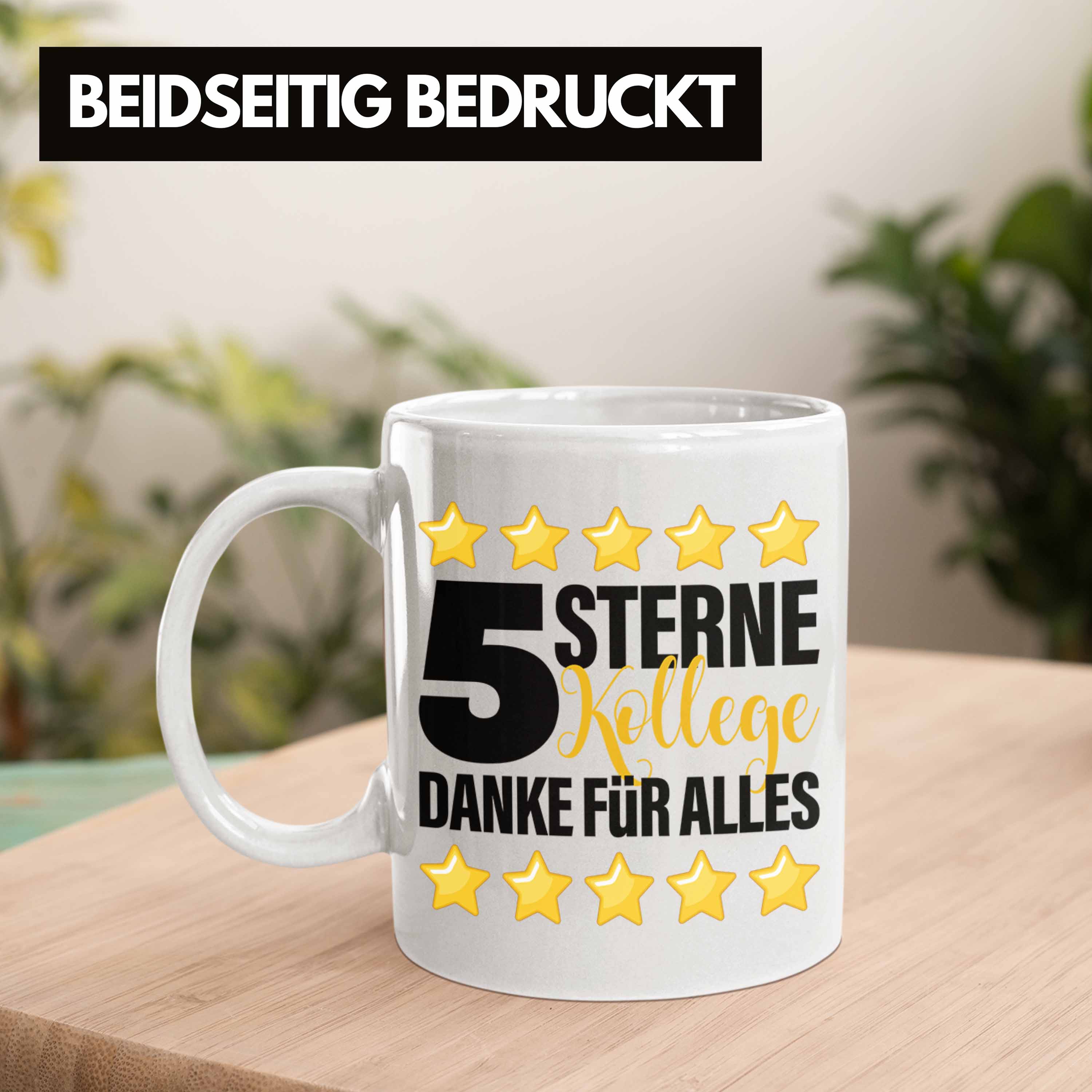 Trendation - 5 Sterne Kollege Tasse Geschenk Bester Kollege Der Welt Geschenkide