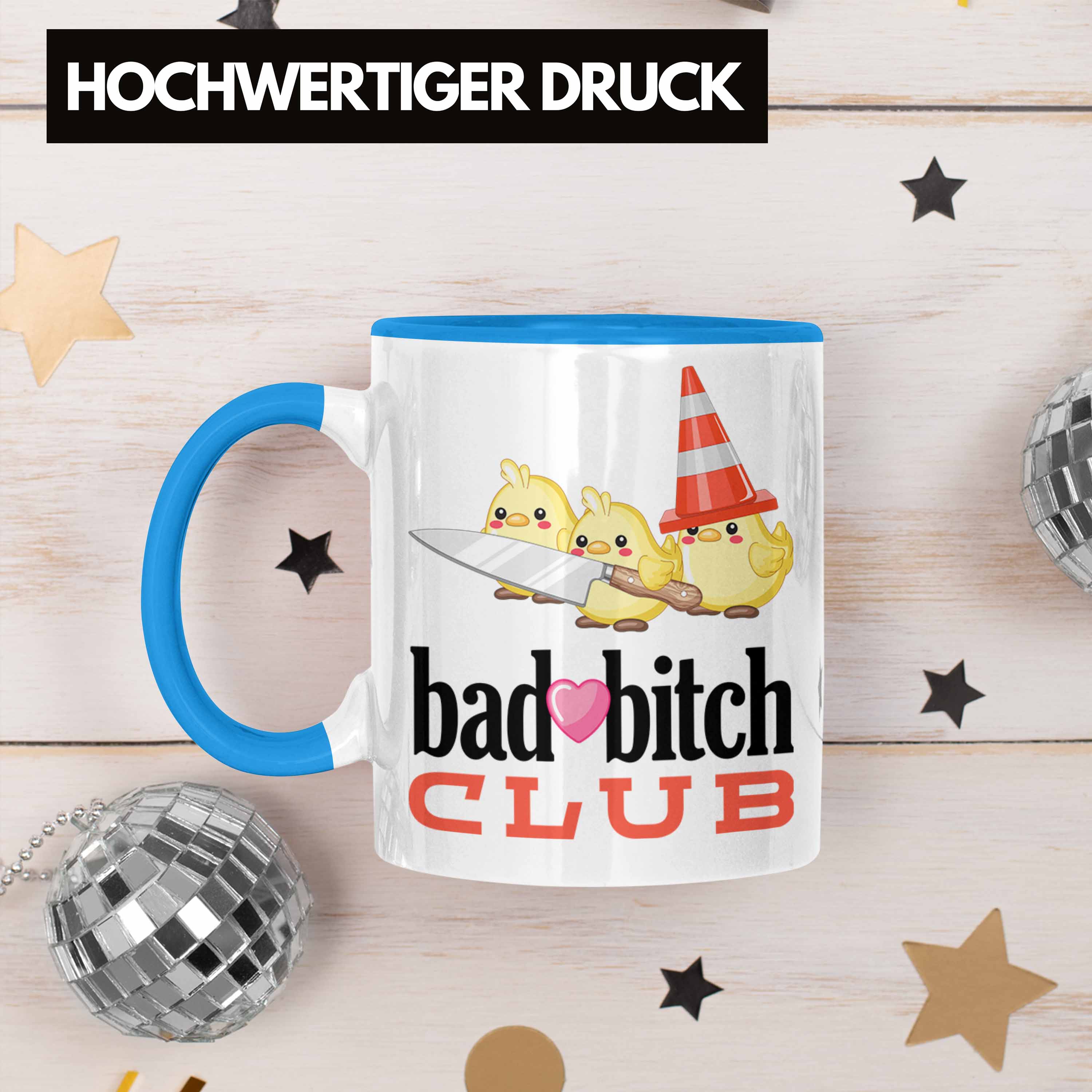Trendation - Bad Bit Club Tasse Geschenk Lustige Tasse für Frauen Jugendliche