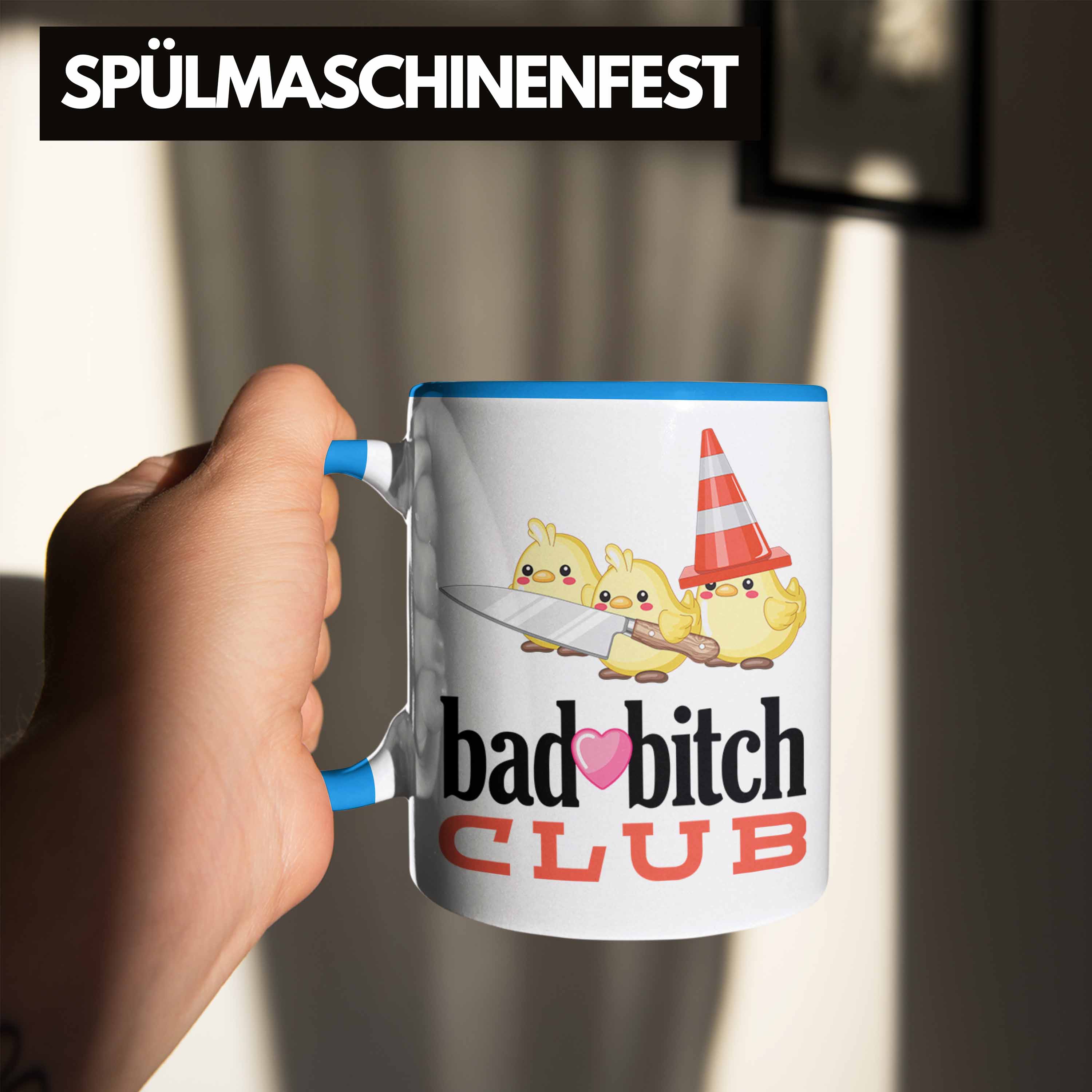 Trendation - Bad Bit Club Tasse Geschenk Lustige Tasse für Frauen Jugendliche