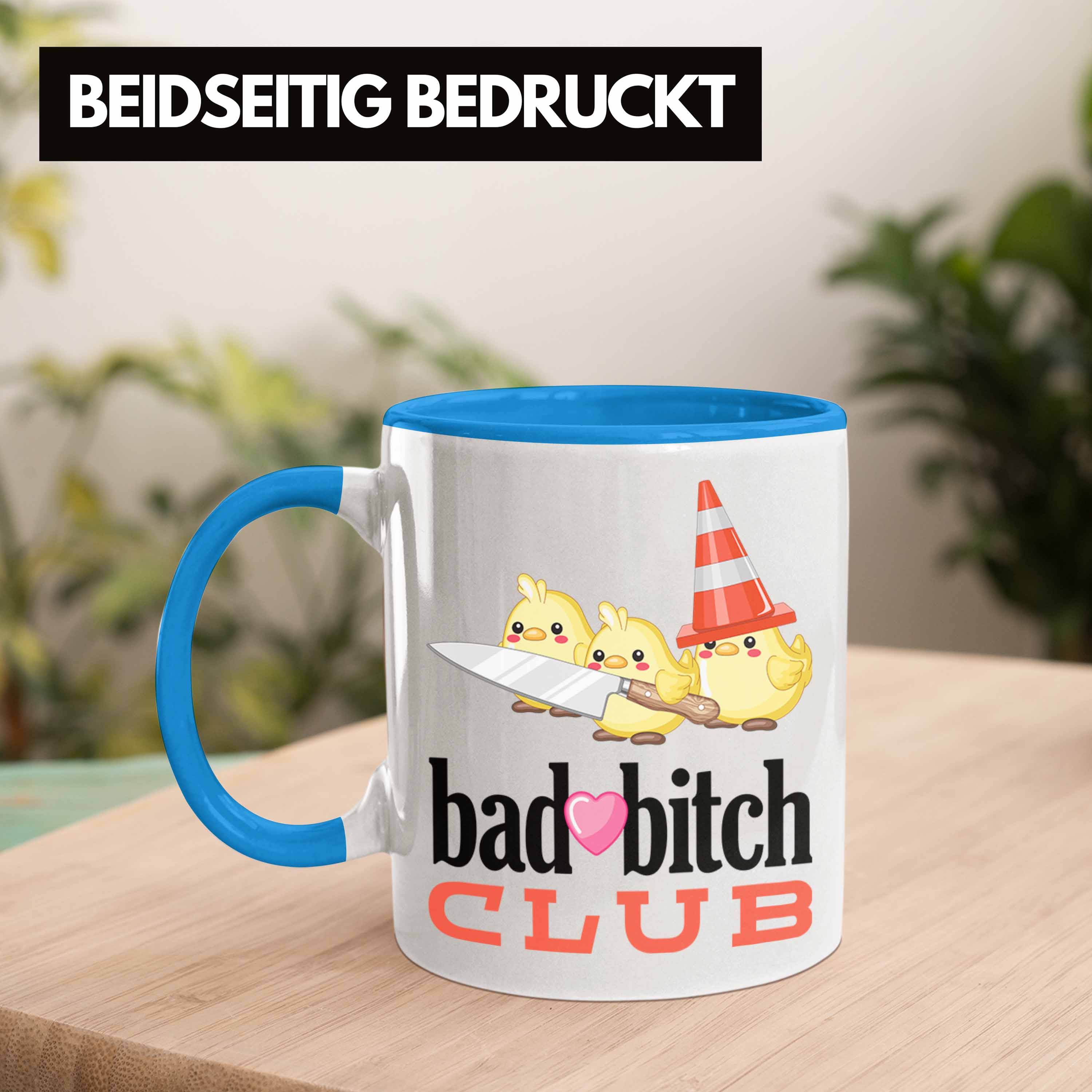 Trendation - Bad Bit Club Tasse Geschenk Lustige Tasse für Frauen Jugendliche