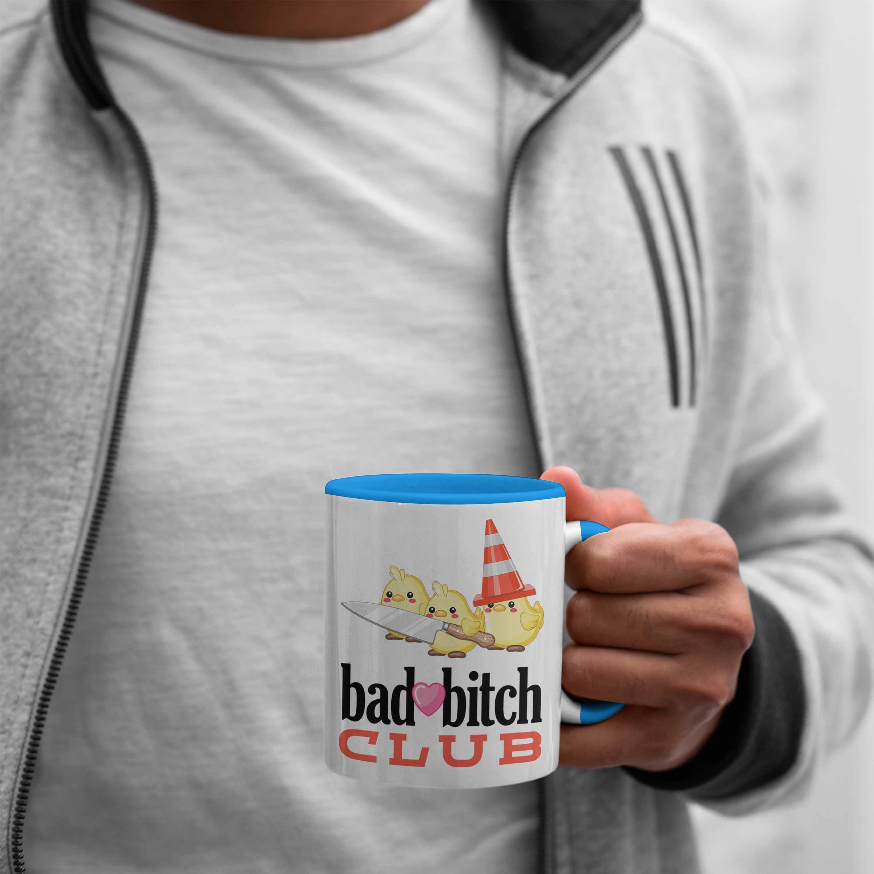 Trendation - Bad Bit Club Tasse Geschenk Lustige Tasse für Frauen Jugendliche
