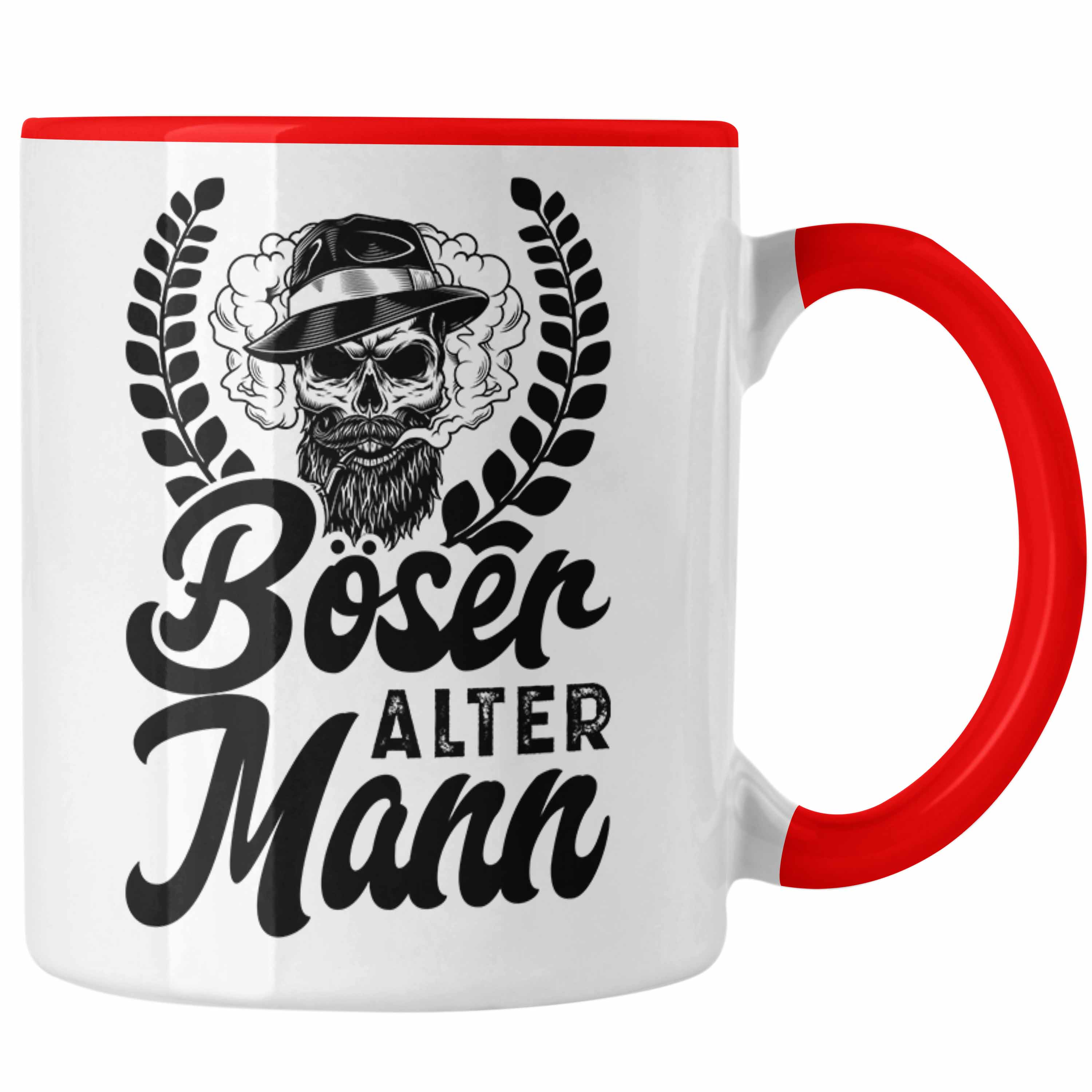 Trendation - Böser Alter Mann Tasse Geschenk Lustiger Gag Opa Onkel