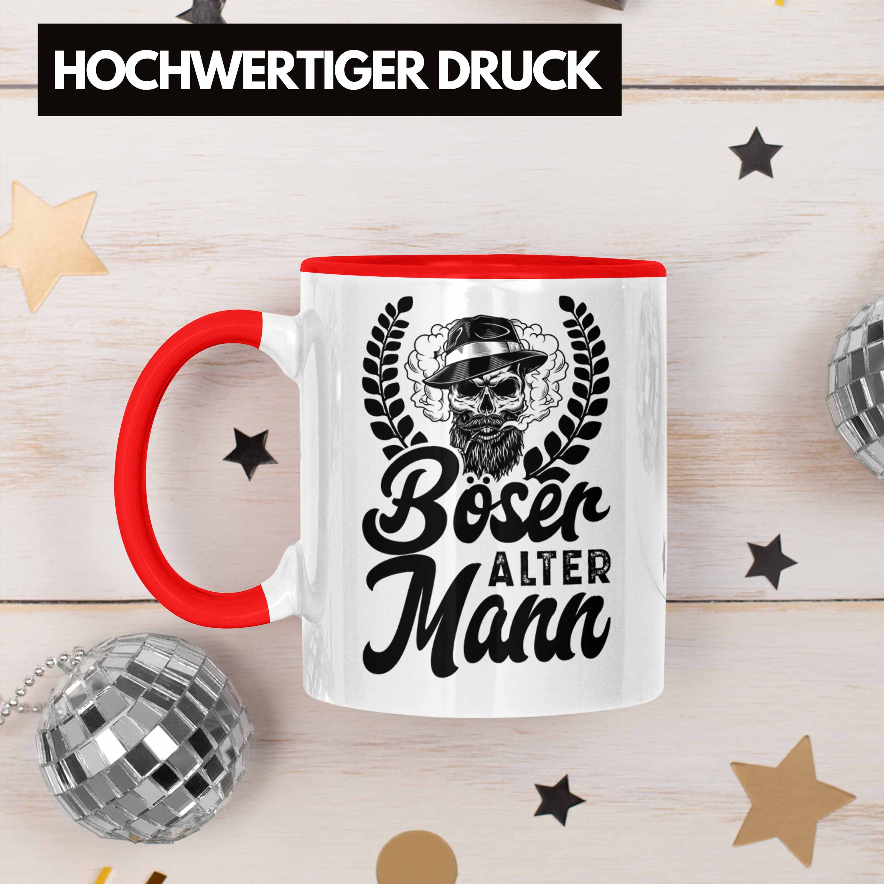 Trendation - Böser Alter Mann Tasse Geschenk Lustiger Gag Opa Onkel