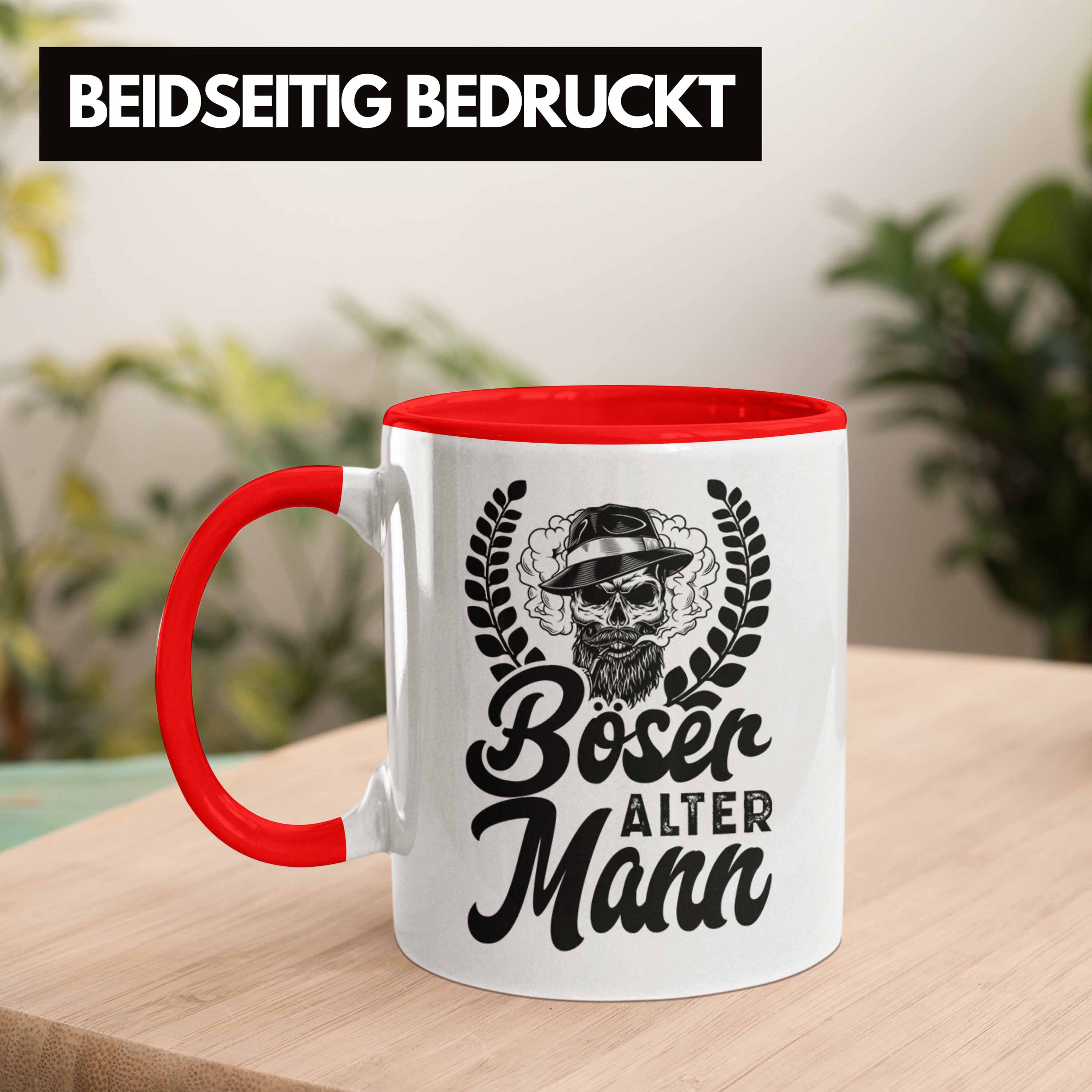 Trendation - Böser Alter Mann Tasse Geschenk Lustiger Gag Opa Onkel