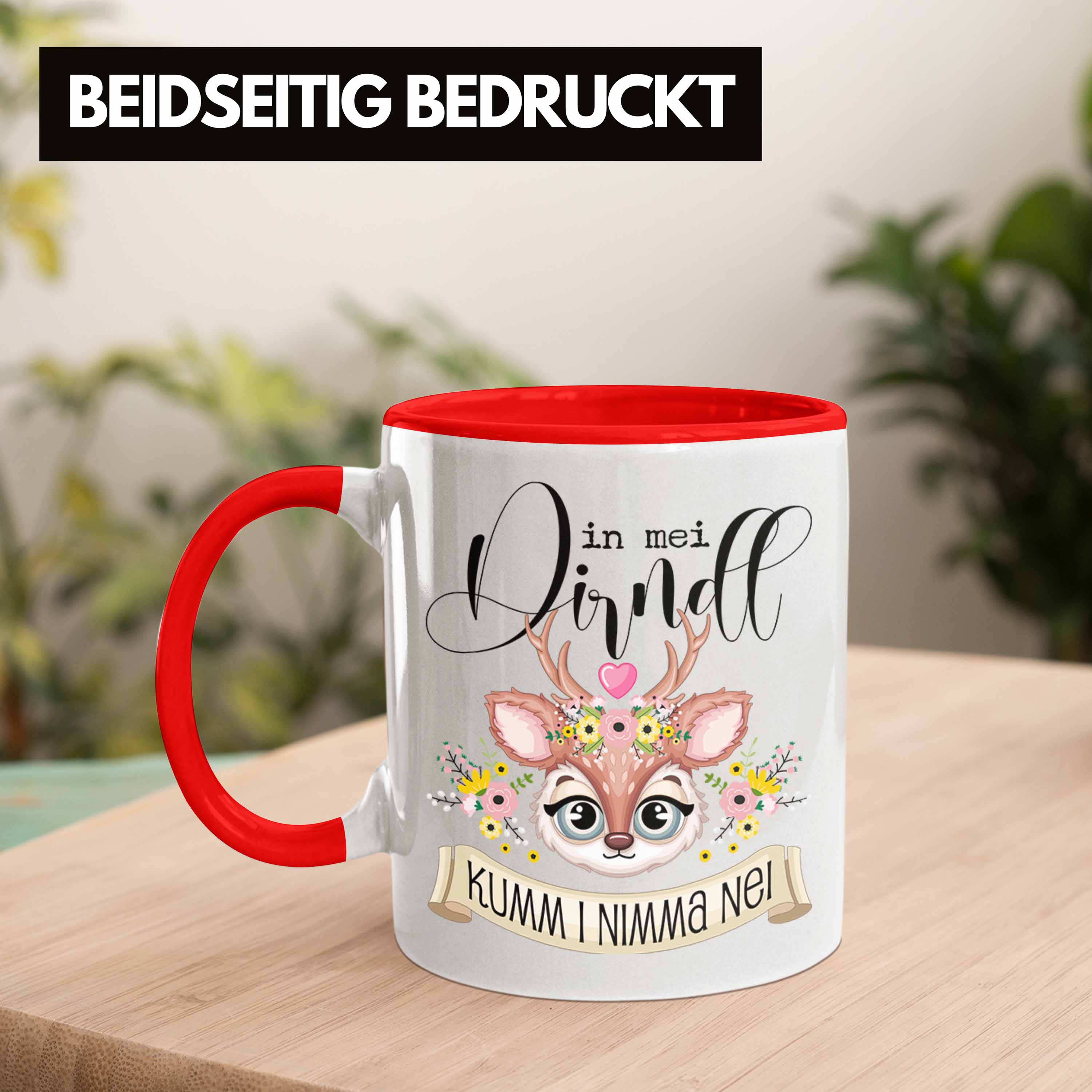 Trendation - Oktoberfest Dirndl Lustiger Spruch Geschenkidee Deko Dekoration Dir