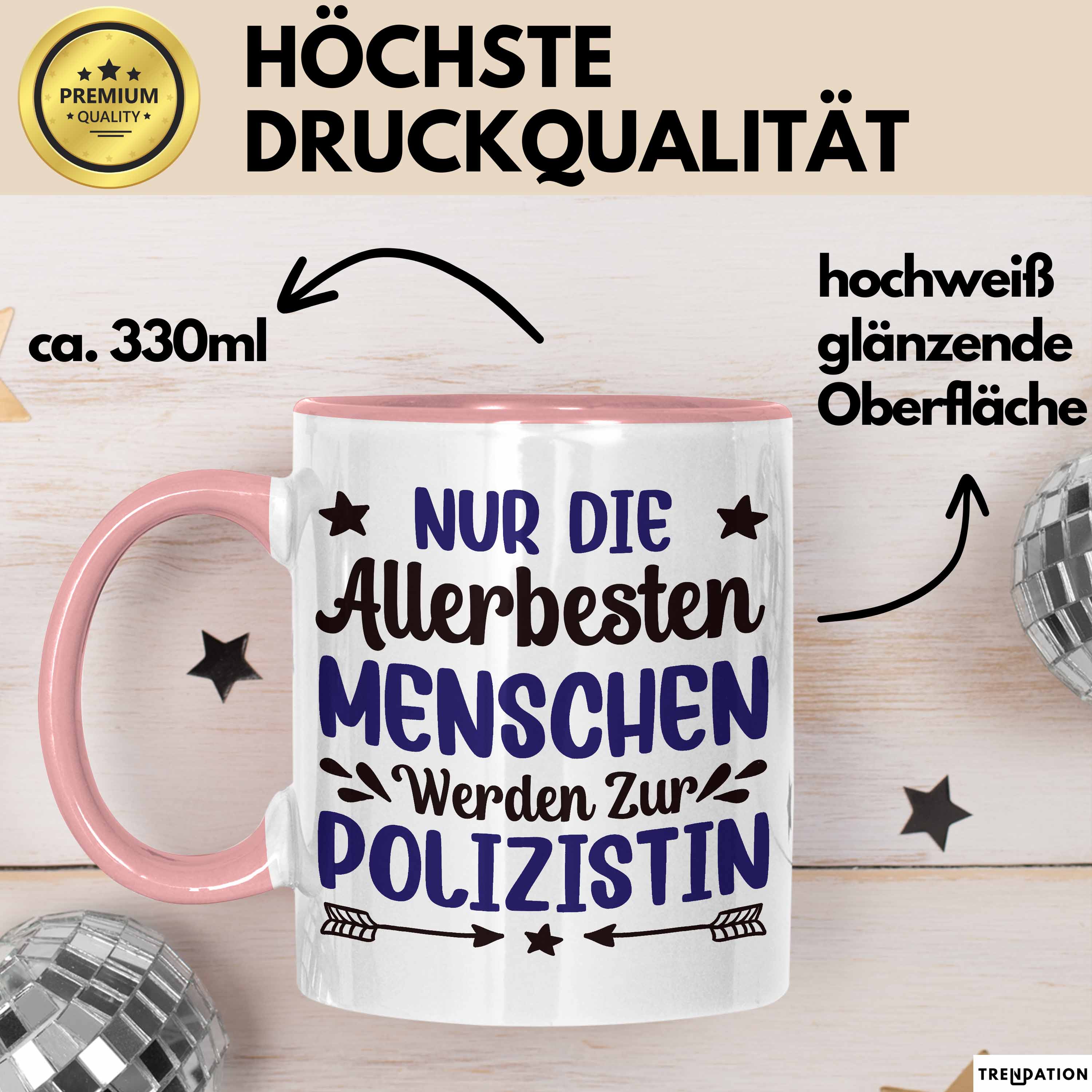 Polizistin Tasse Geschenk Für Polizei Geschenidee Nur Die Allerbesten Menschen W