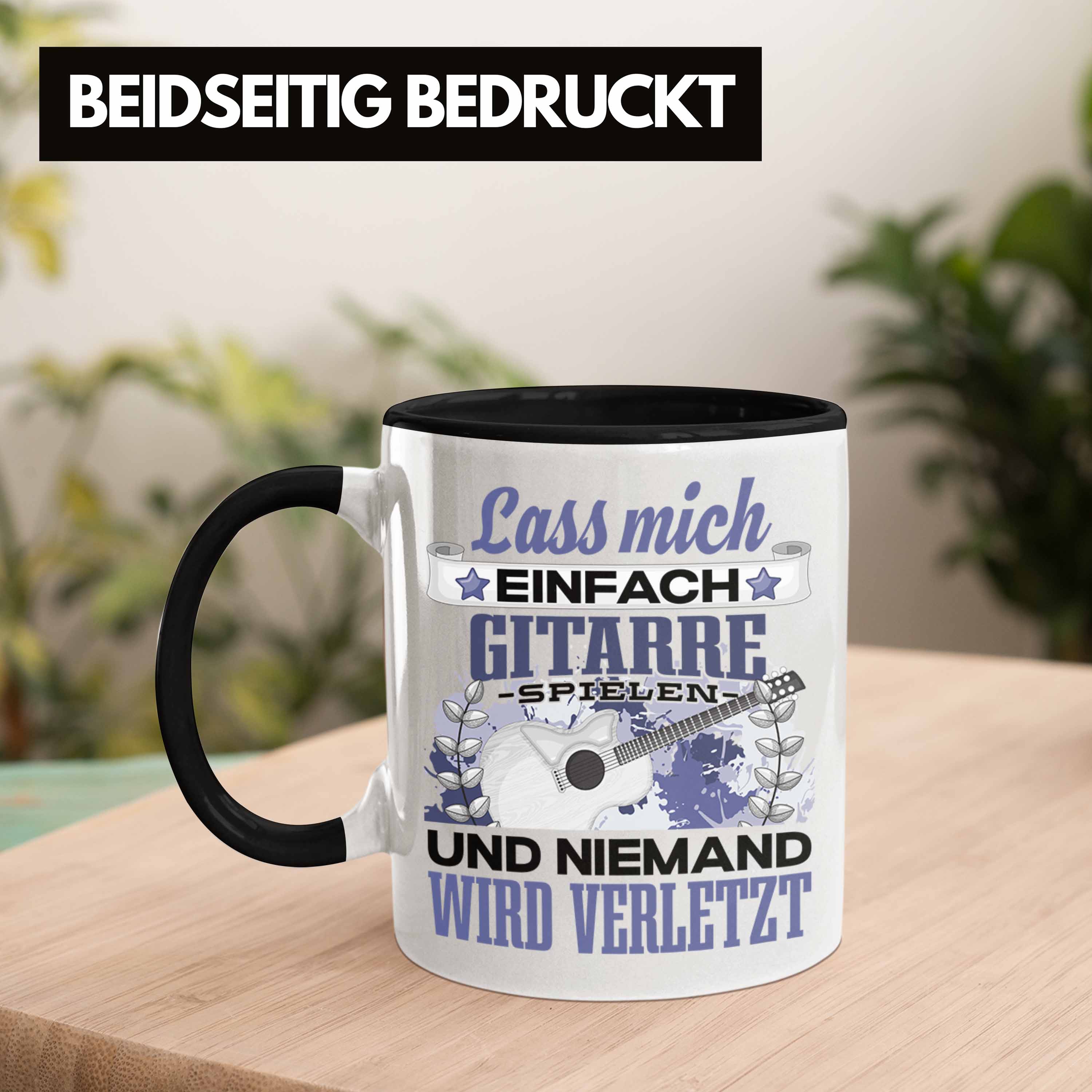 Trendation - Gitarre Tasse Geschenk Spruch Gitarrist Geschenkidee Lass Mich Einf