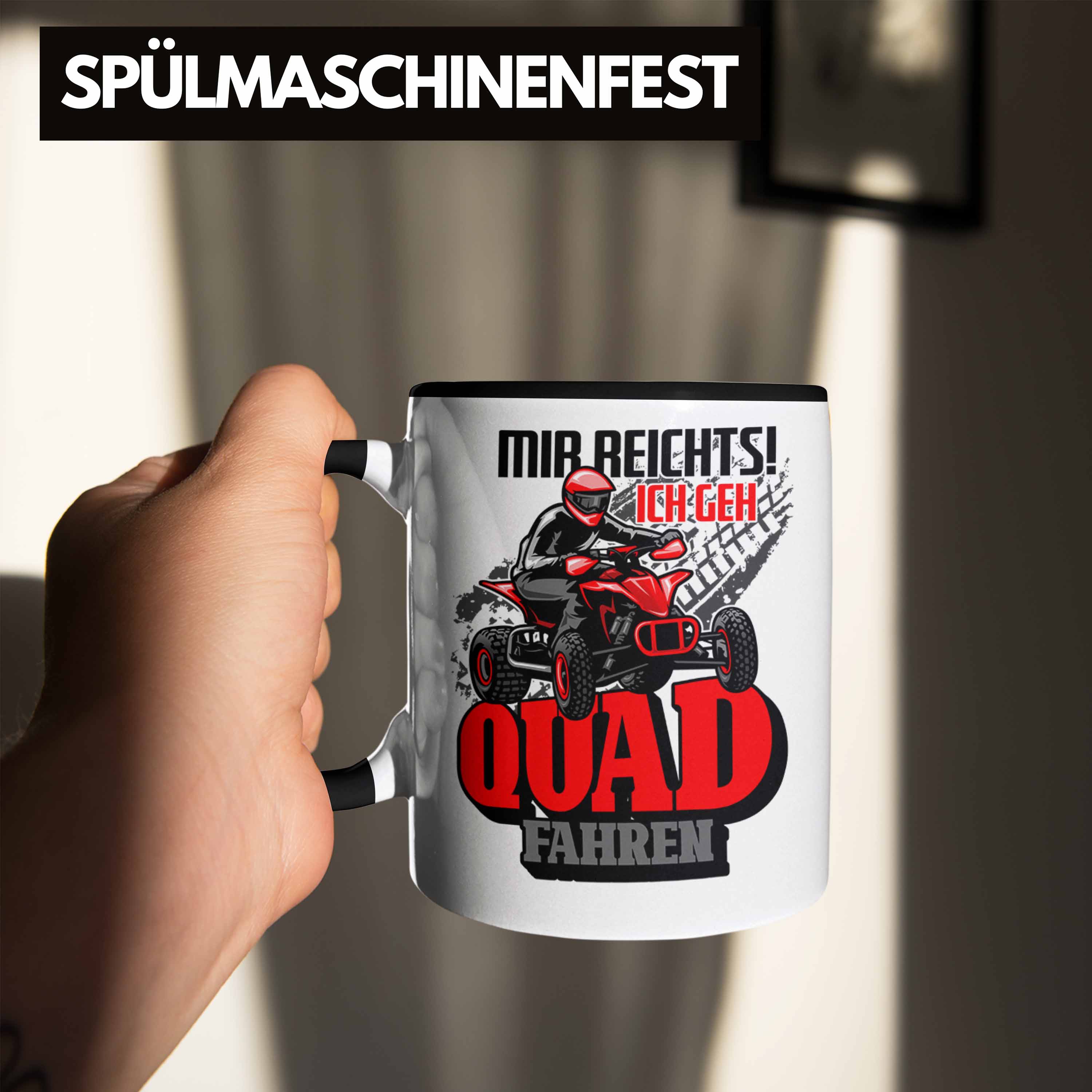 Trendation - Mir Reichts Ich Geh Quad Fahren Tasse Geschenk Quadfahrer Geschenki