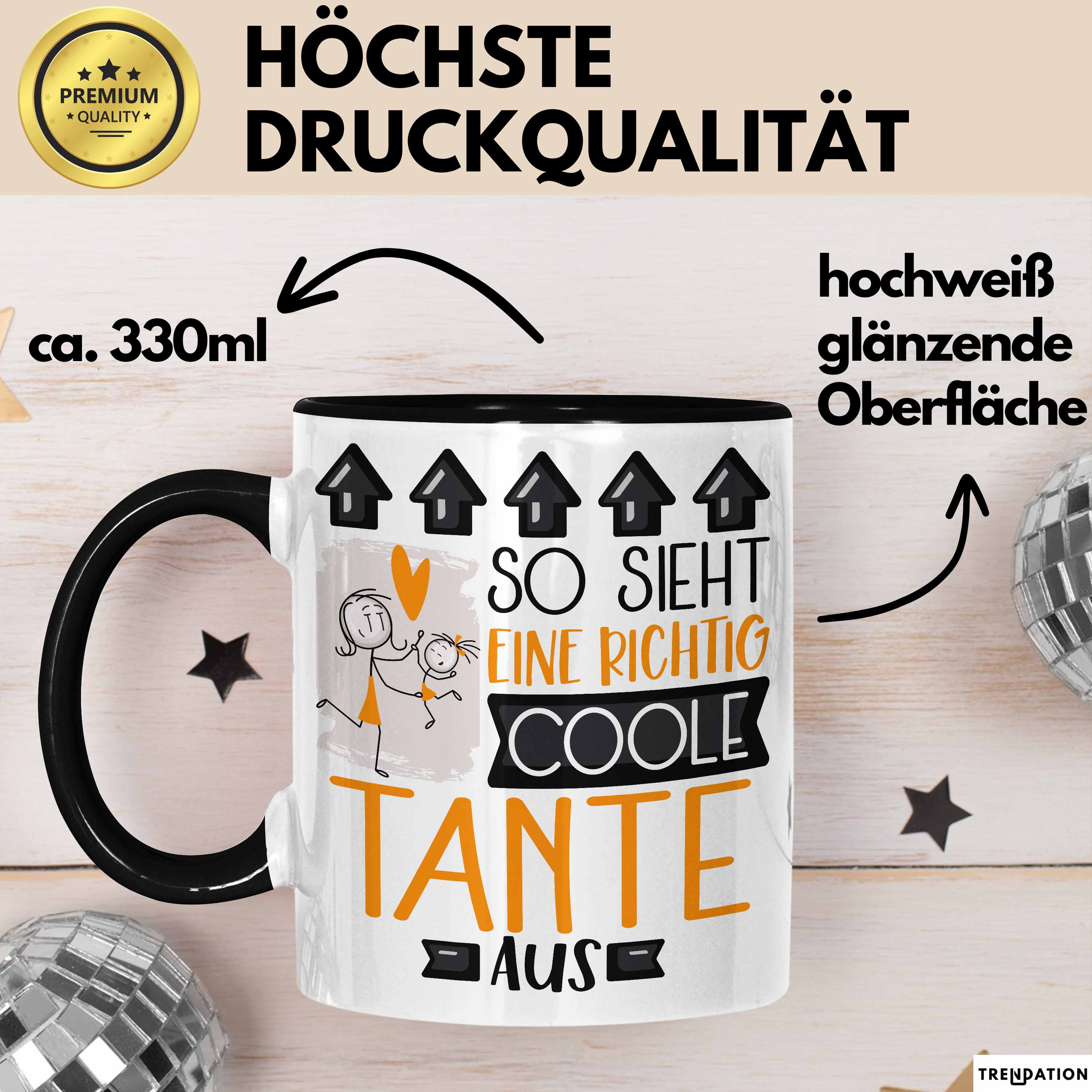 Tante Geschenk Tasse Lustig Geschenkidee für Tante Geburtstag So Sieht Eine Rich