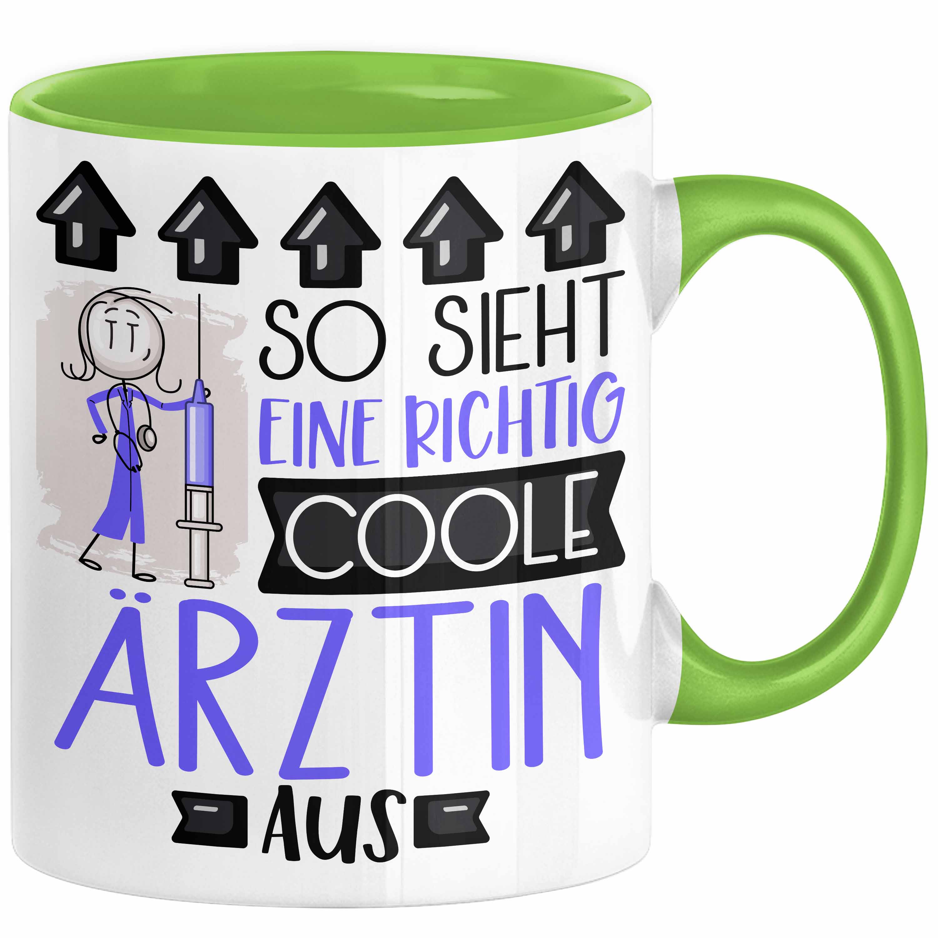 Ärztin Geschenk Tasse Lustig Geschenkidee für Ärztin Geburtstag So Sieht Eine Ri