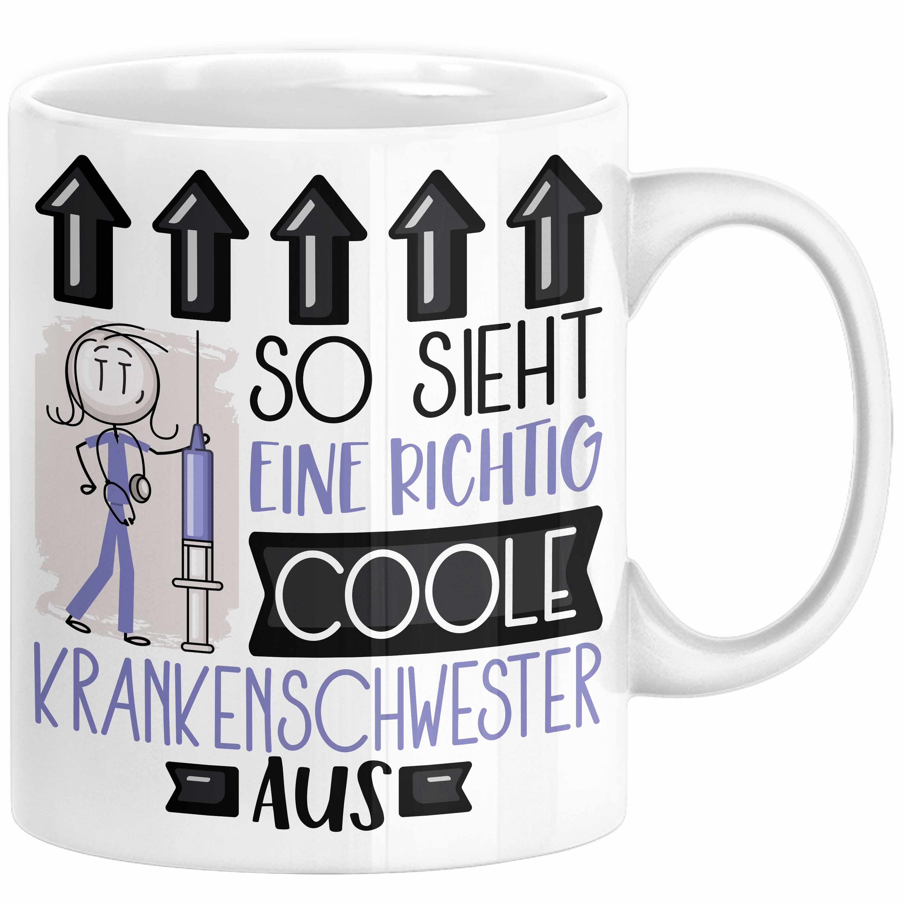 Krankenschwester Geschenk Tasse Lustig Geschenkidee für Krankenschwester Geburts