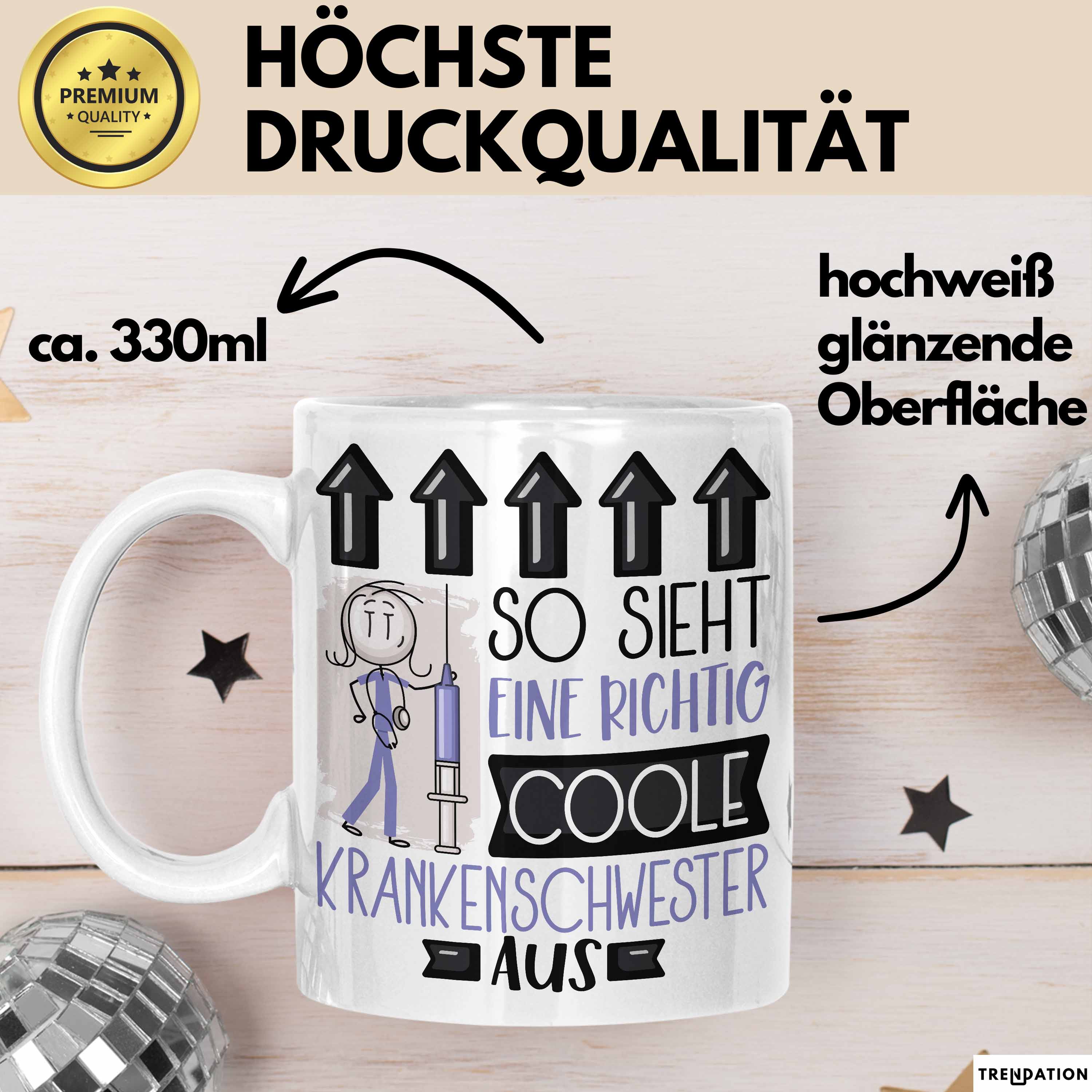 Krankenschwester Geschenk Tasse Lustig Geschenkidee für Krankenschwester Geburts