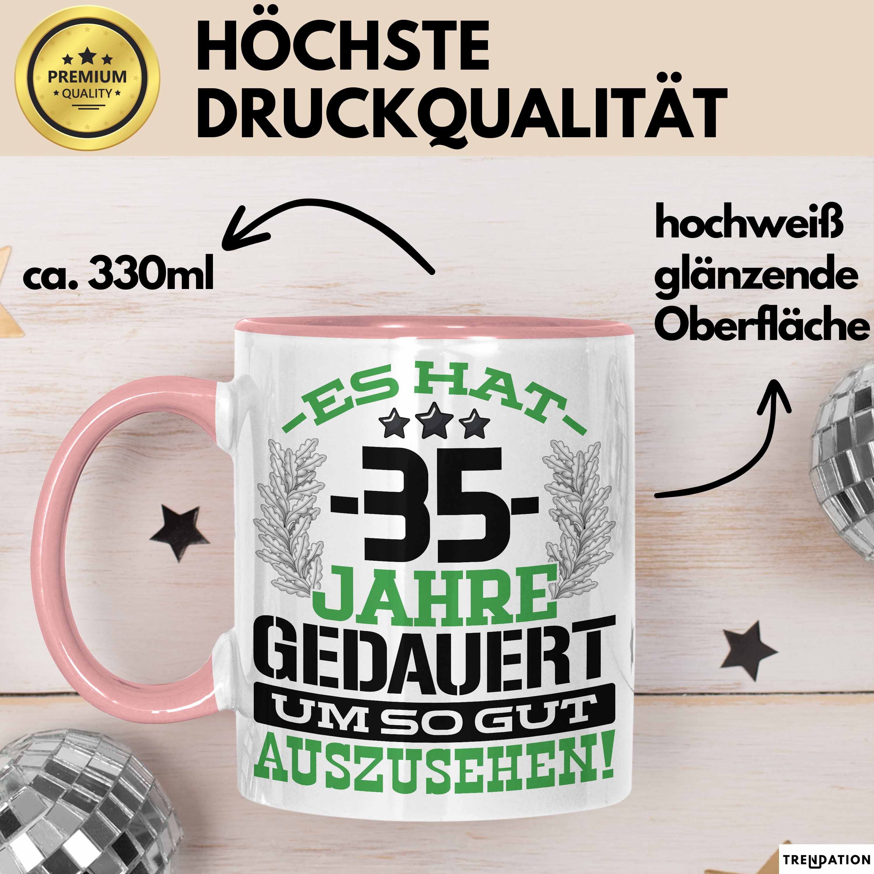 35. Geburtstag Lustig Geschenk Männer Frauen Geschenkidee zum 35er Mann Frau Es