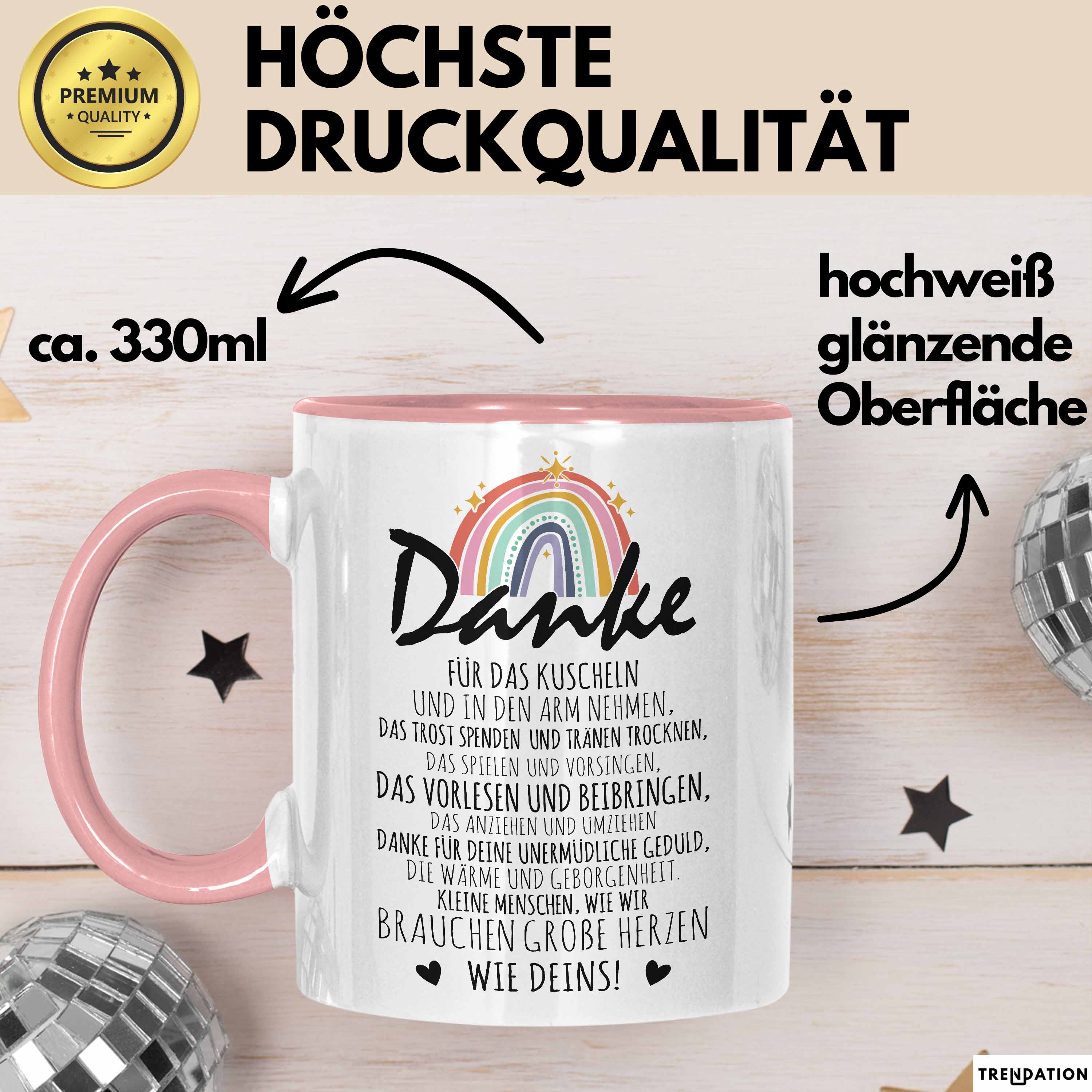 Erzieherin Abschiedsgeschenk Tasse Abschied Kindergarten Geschenkidee Kaffee-Bec