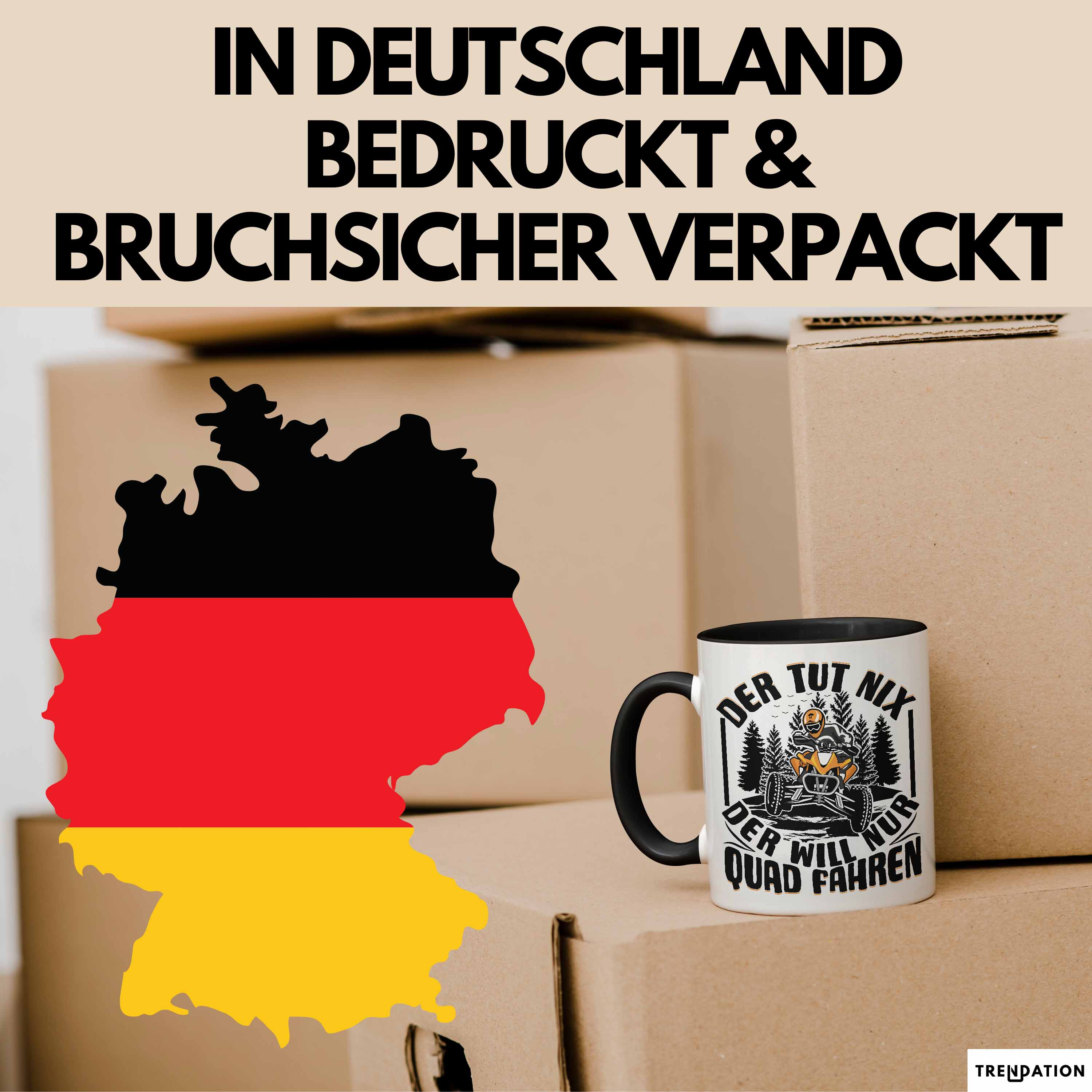 Quad Tasse Geschenk Der Tut NIx Der Will Nur Quad Fahren Quadfahrer Geschenkidee