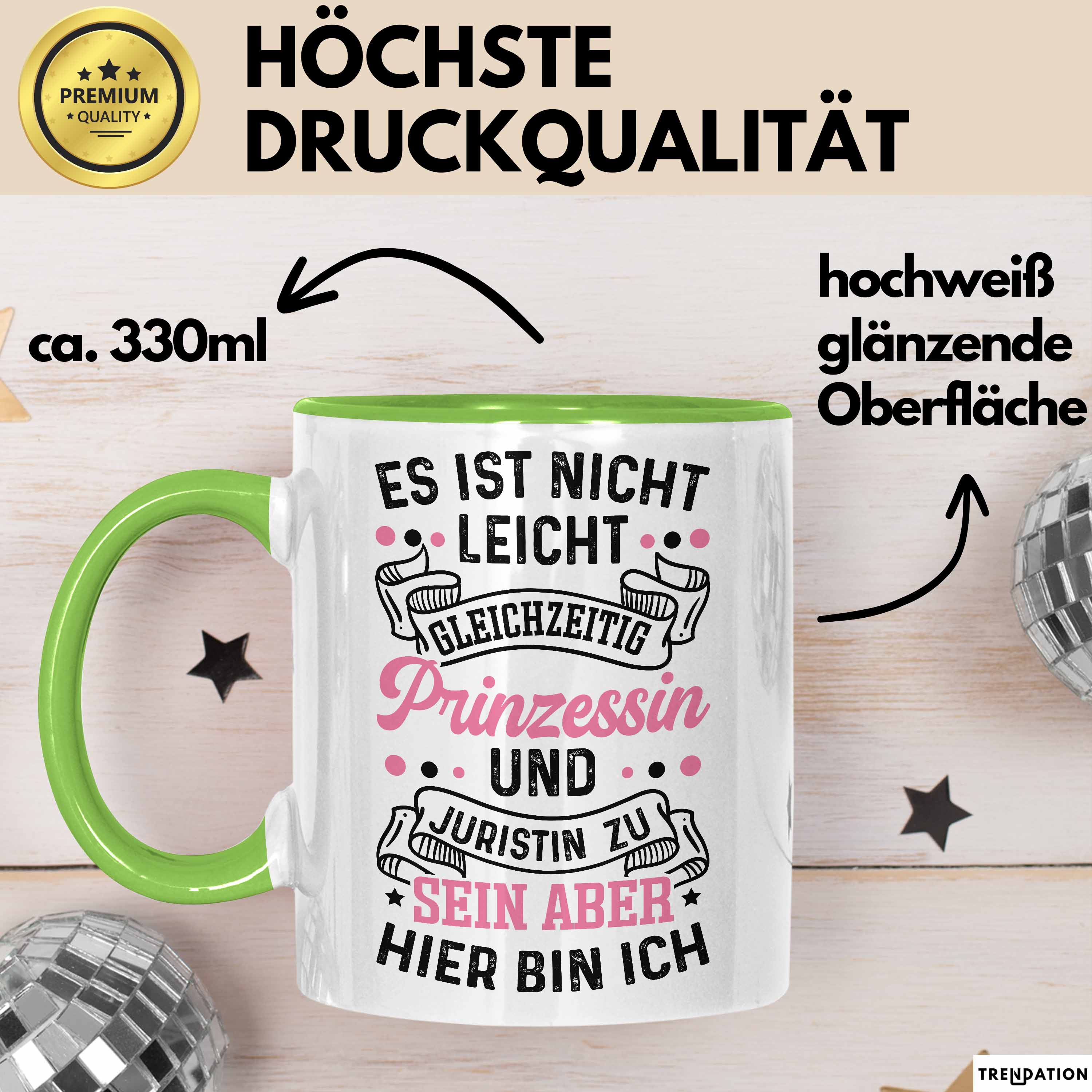 Juristin Tasse Geschenk Es Ist Nicht Leicht Prinzessin Und Jurstin Zu Sein Aber