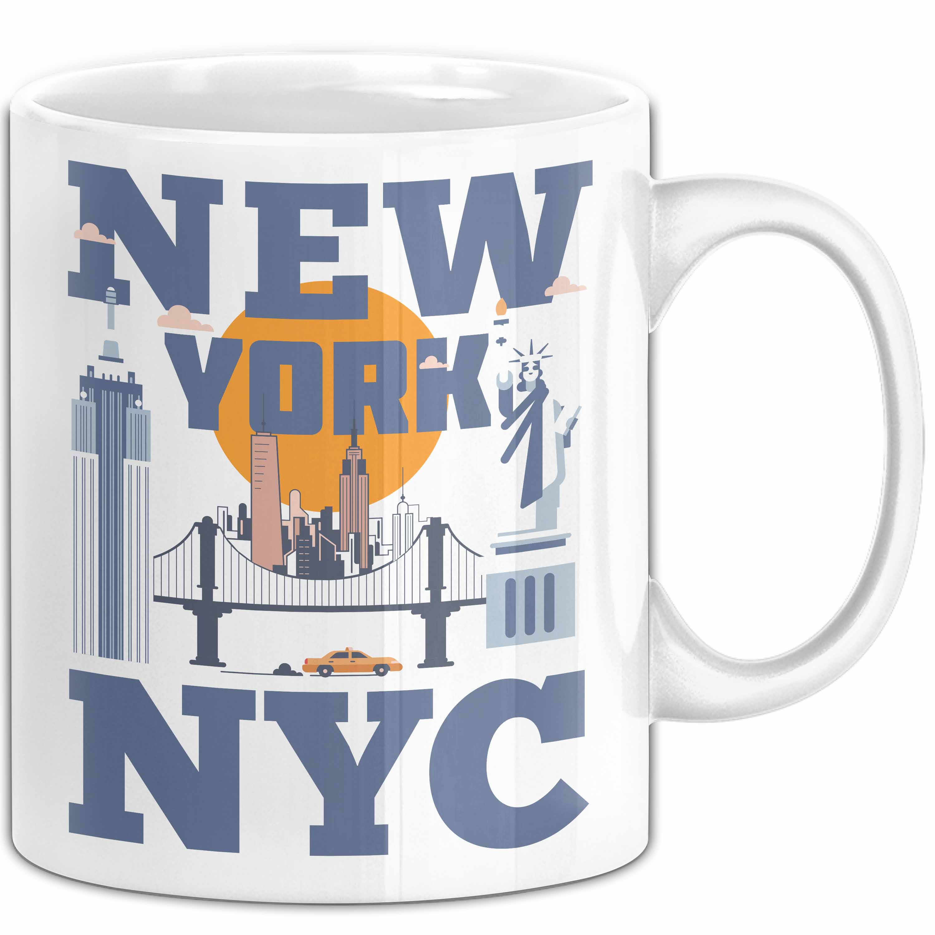 New York City Tasse Geschenk USA Urlaub Reisen Kaffee-Becher